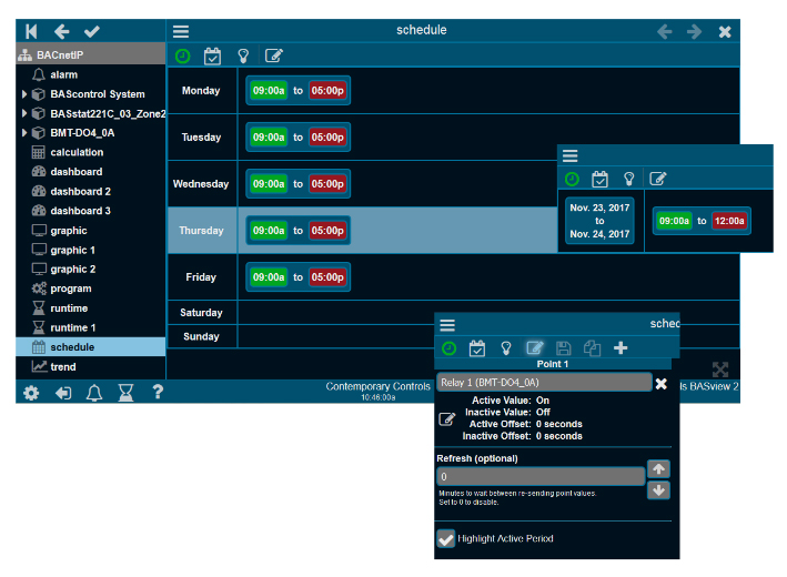 BASview Scheduling