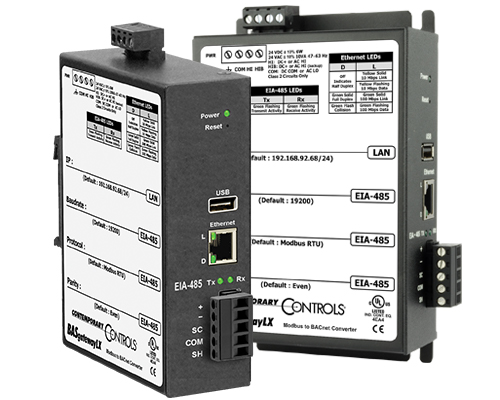 BASgatewayLX - Modbus to BACnet Gateway